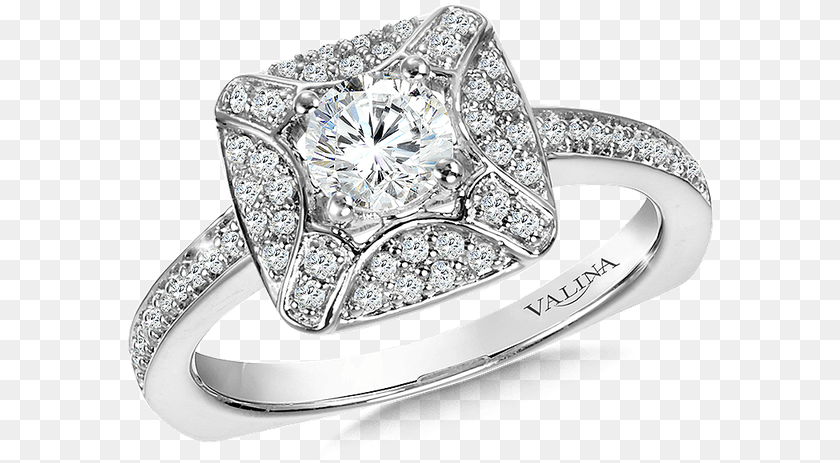 592x463 Valina Diamond Halo Engagement Ring Mounting In 14k Pre Engagement Ring, Accessories, Jewelry, Silver, Gemstone Sticker PNG