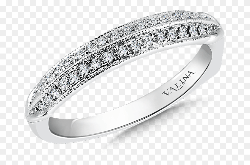 677x495 Valina Wedding Band Valina Wedding Band Bangle, Platinum, Ring, Jewelry HD PNG Download