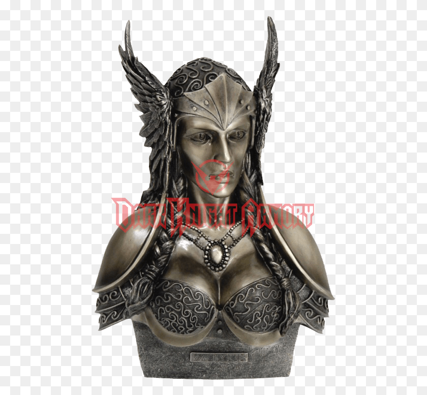 481x717 Valkyrie Bust Statue Valkyrie Taking Souls To Valhalla, Head, Bronze, Person HD PNG Download