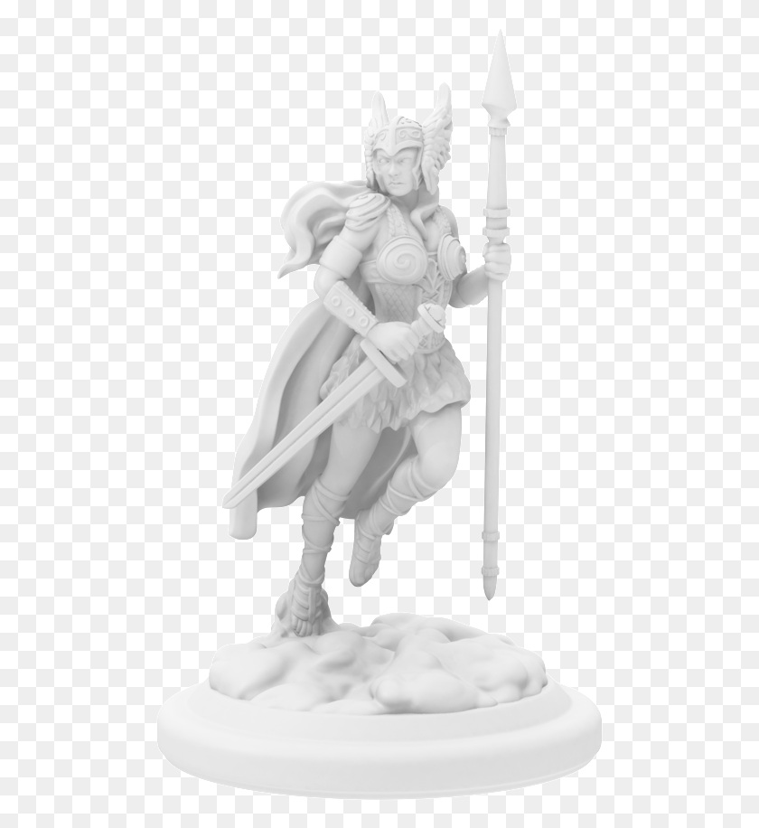 497x856 Valkyrie Resin Valkyrie Render Figurine, Person, Human, Symbol HD PNG Download