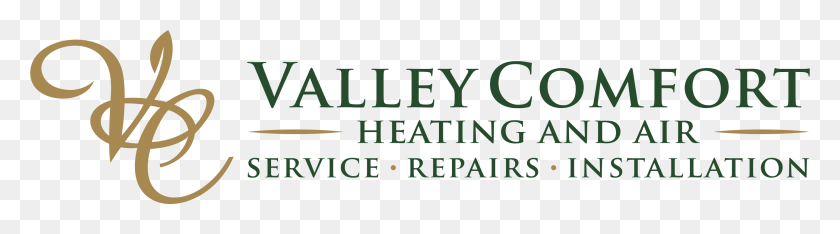 2586x580 Valley Comfort Heating And Air Calligraphy, Text, Word, Alphabet HD PNG Download