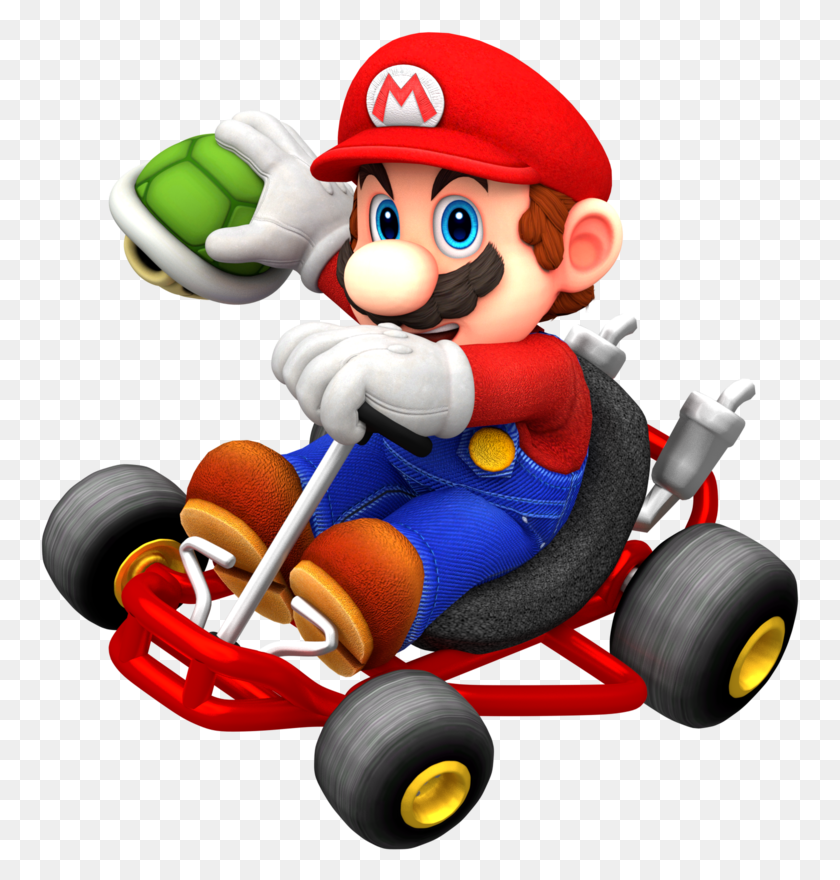 759x820 Valuable Ideas Mario Kart Clipart Mario Kart 64, Toy, Kart, Vehicle HD PNG Download