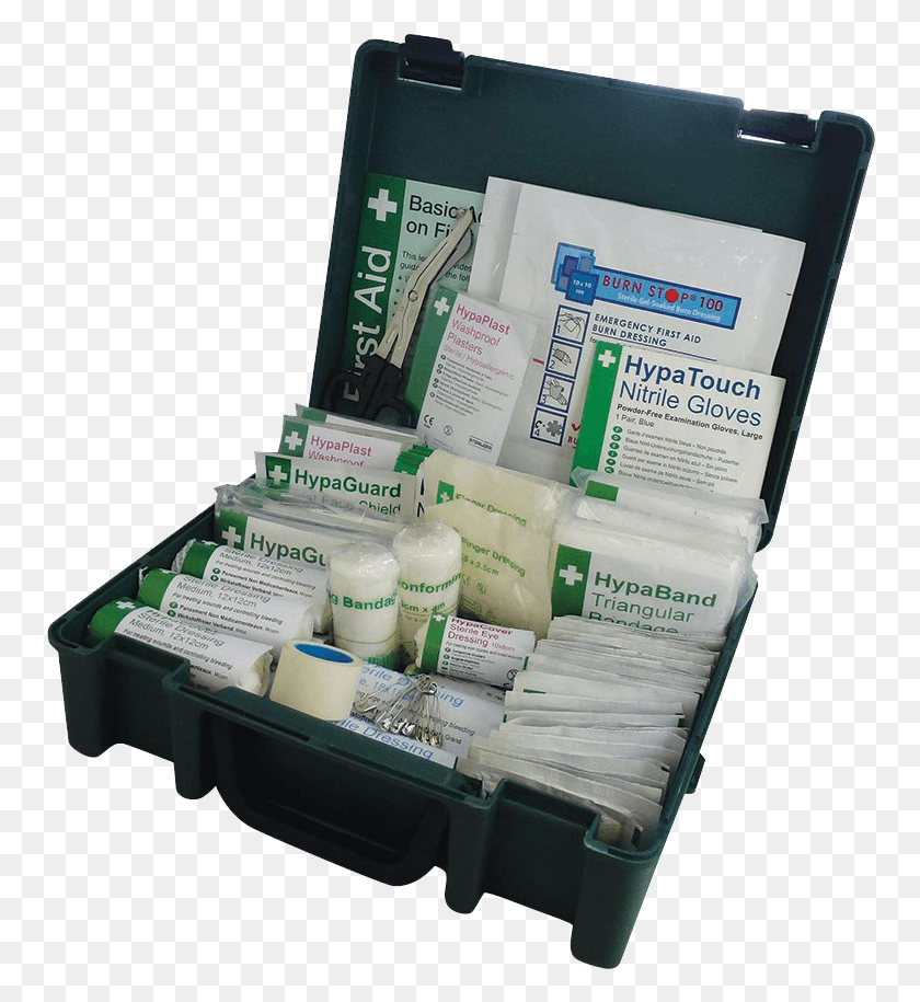 758x855 Value Workplace First Aid Kit Open Box, Bandage, Box HD PNG Download
