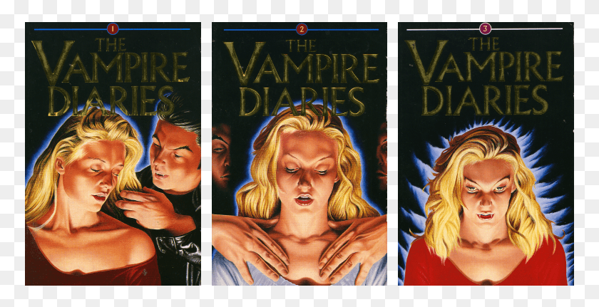 771x371 Vamp Diaries Fiction, Person, Human, Collage HD PNG Download