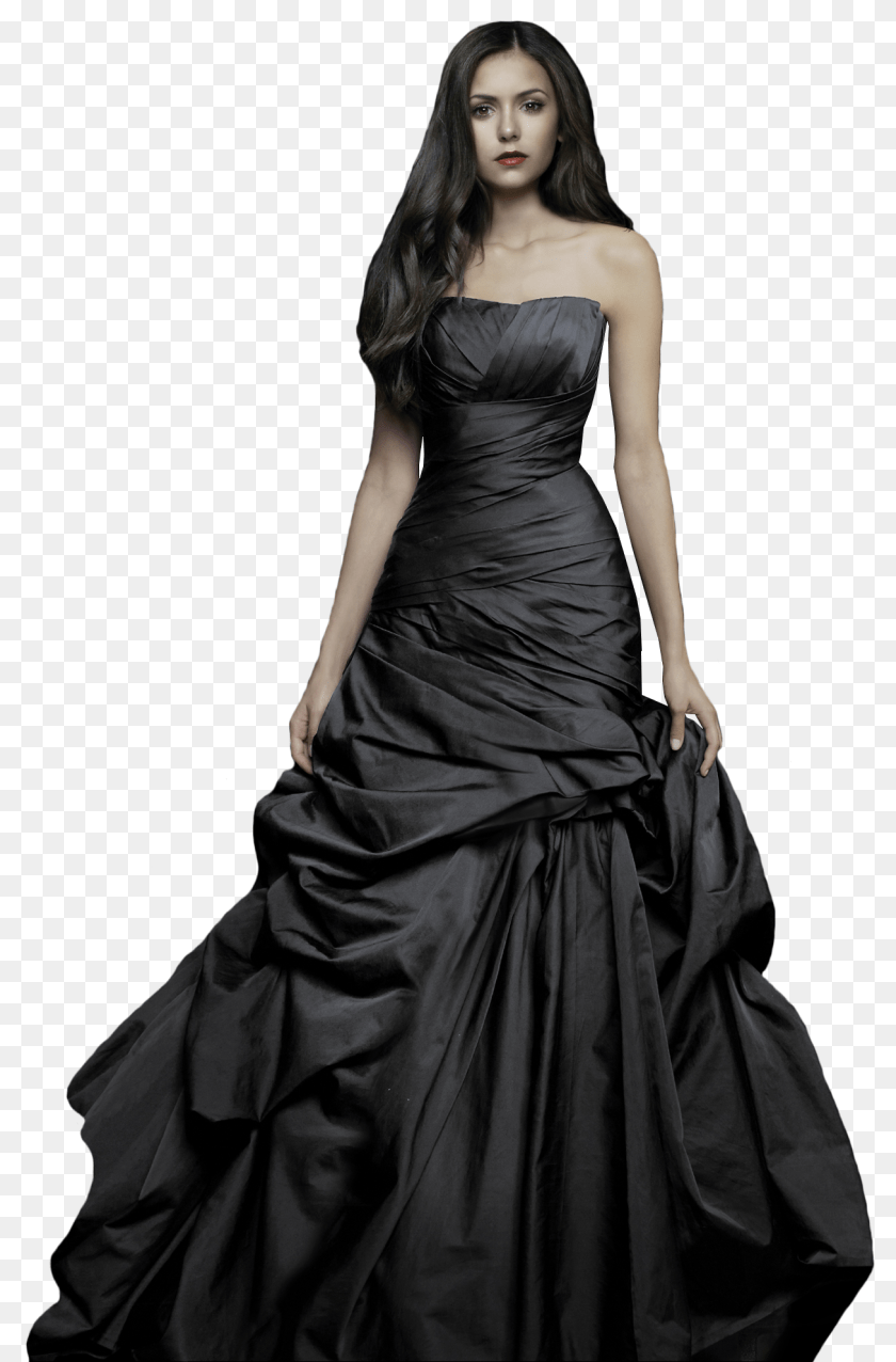 1308x1987 Vampire Diaries Nina Dobrev, Adult, Person, Gown, Formal Wear Sticker PNG