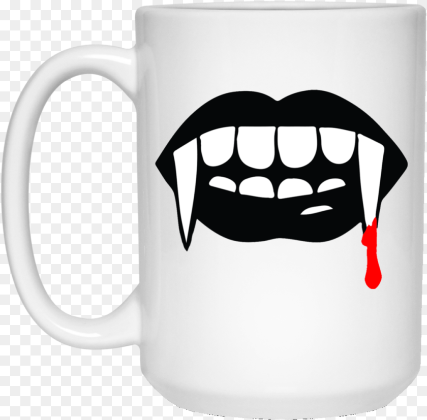 1014x998 Vampire Fangs No Background Download Vampire, Cup, Beverage, Coffee, Coffee Cup Transparent PNG