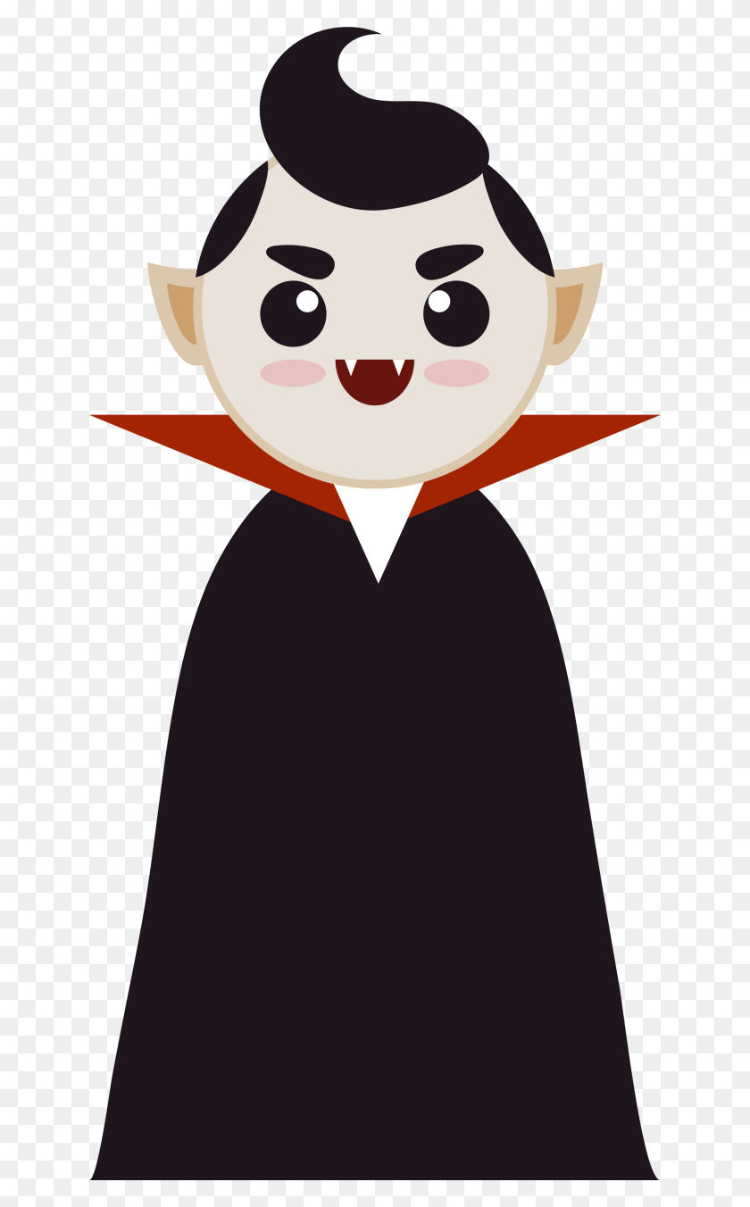 640x1292 Png Изображение - Vampire Progress Spooptober Cartoon, Одежда, Одежда, Лицо Png Скачать