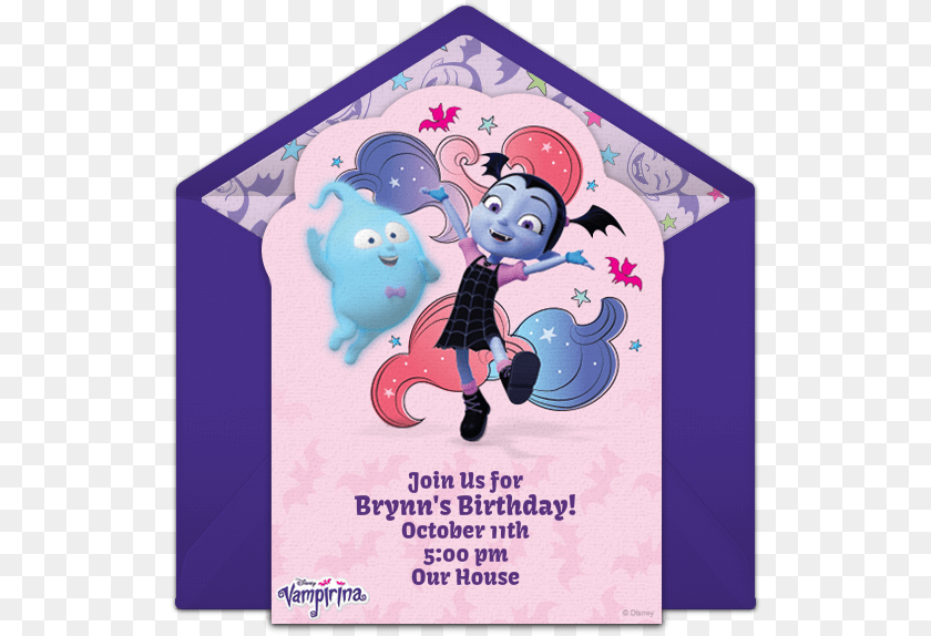 Vampirina Characters Image Vampirina Edible, Advertisement, Mail, Greeting Card, Envelope Clipart PNG