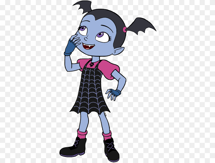 385x639 Vampirina Clip Art Disney Clip Art Galore, Book, Comics, Publication, Person Clipart PNG