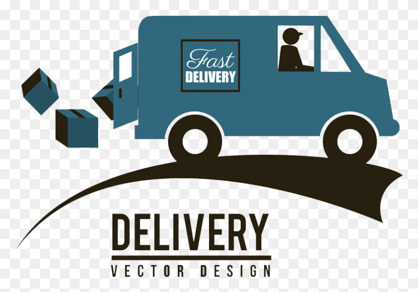 808x546 Van Car Picture Transprent Cartoon Delivery Van, Vehicle, Transportation, Moving Van HD PNG Download