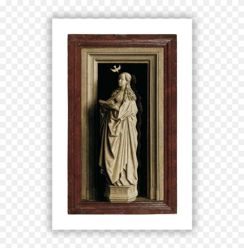 546x795 Van Eyck Annunciation Diptych, Person, Human HD PNG Download