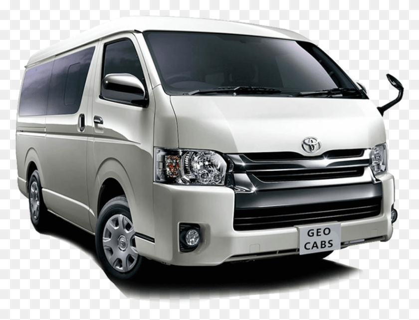 819x612 Descargar Png Alquiler De Furgoneta Con Conductor Por Día Toyota Hiace Van 2015, Vehículo, Transporte, Coche Hd Png