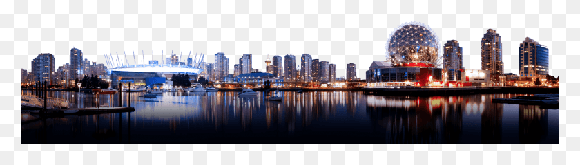 1921x444 La Ciudad De Vancouver Skyline De Fondo Transparente Ciudad, Metropolis, Urban, Edificio Hd Png