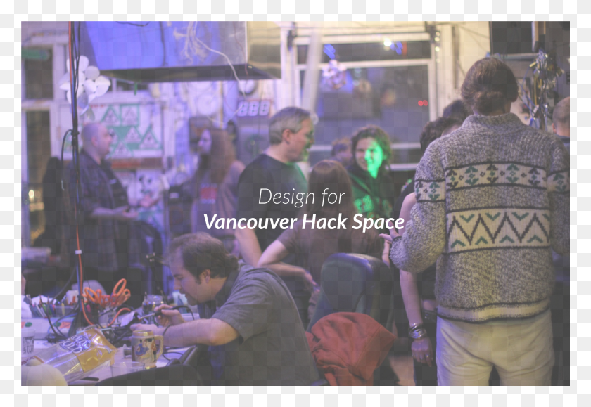 2171x1447 Vancouver Hack Space Is A Not For Profit Society That Event, Person, Human, Pub HD PNG Download