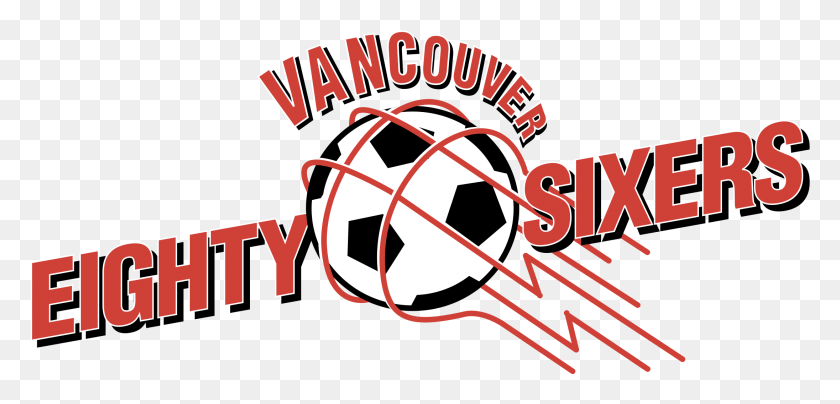 2191x969 Descargar Png Vancouver Sixers Logo Transparente Vancouver Whitecaps, Texto, Dinamita, Bomba Hd Png