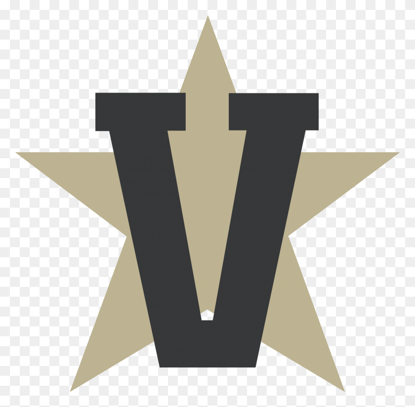 2191x2144 Vanderbilt Commodores Logo Transparent Vanderbilt Commodores, Cross, Symbol, Star Symbol HD PNG Download