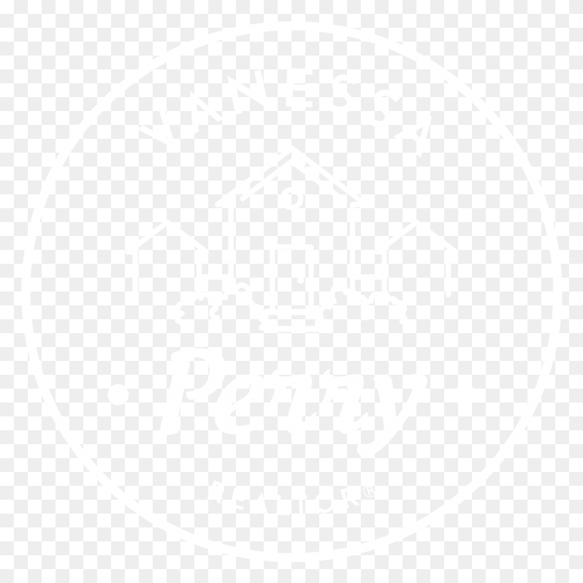 1081x1081 Vanessa Perry Realtor Logo Johns Hopkins Logo White, Symbol, Trademark, Text HD PNG Download
