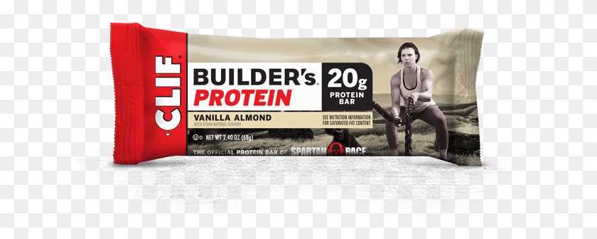 626x276 Vanilla Almond Flavor Clif Builder39s Protein Crunchy Peanut Butter, Person, Human, Clothing HD PNG Download