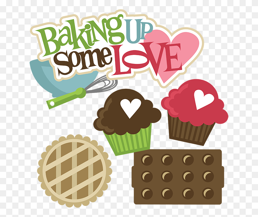 648x647 Vanilla Cupcake Clipart Baking Cute Baking Clip Art, Cream, Dessert, Food HD PNG Download