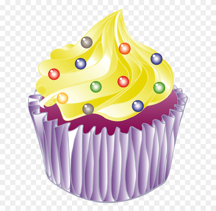 625x761 Vanilla Cupcake Clipart Cupcake Decorating Cupcake, Cream, Cake, Dessert HD PNG Download