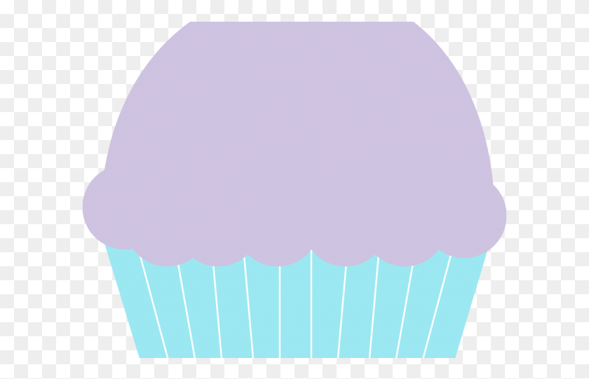607x481 Vanilla Cupcake Clipart Purple Cupcake Cupcake, Cream, Cake, Dessert HD PNG Download