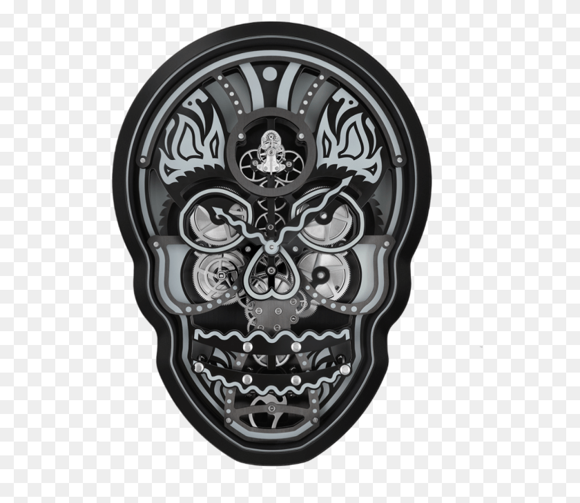 559x669 Vanitas Wall Clock Fiona Kruger Black Fiona Kruger L Epee, Clock Tower, Tower, Architecture HD PNG Download
