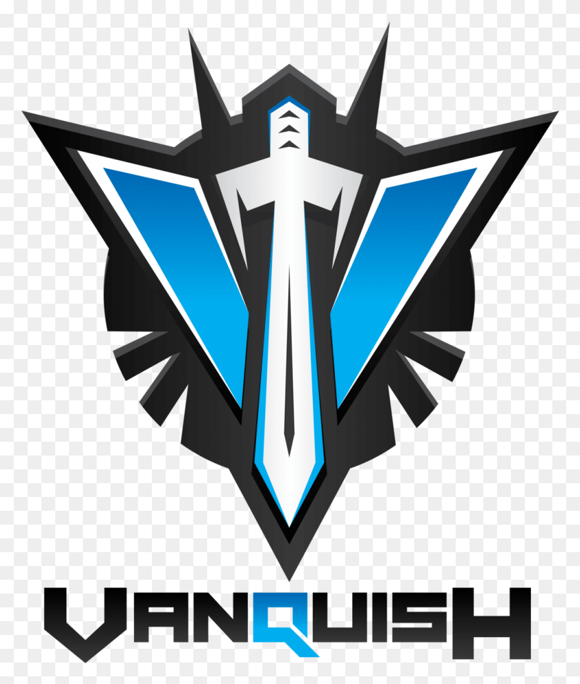 1027x1226 Vanquish Gaming Logo Gaming Logo, Cross, Symbol, Emblem HD PNG Download