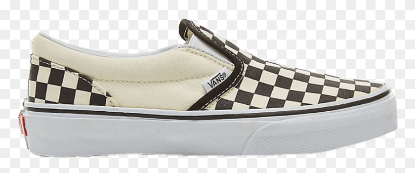 958x357 Vans Classic Slip On Kids Checkerboard, Clothing, Apparel, Shoe HD PNG Download