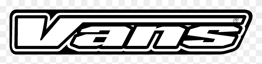 2191x409 Логотип Vans Черно-Белые Фургоны, Этикетка, Текст, Символ Hd Png Скачать