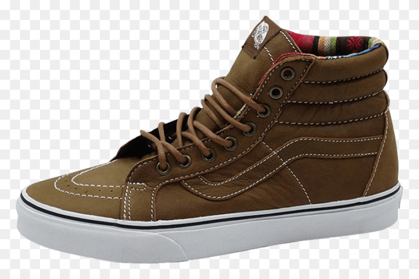 850x545 Vans Sk8 Hi Reissue Leather Brown Guate, Обувь, Обувь, Одежда Hd Png Скачать
