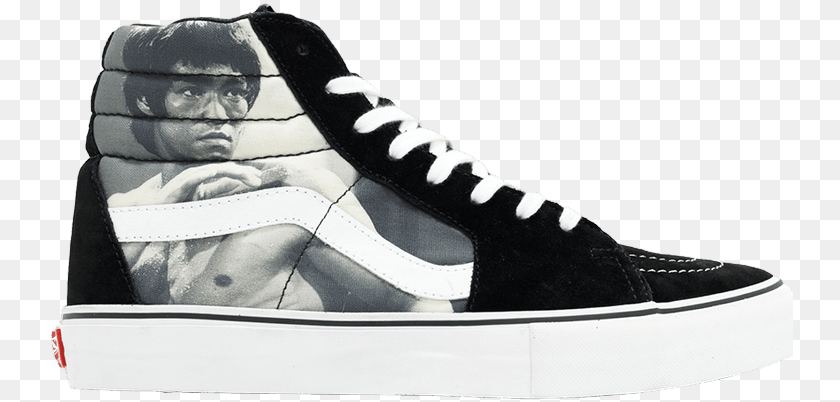 Vans Sk8 X Supreme X Bruce Lee, Clothing, Footwear, Shoe, Sneaker Clipart PNG