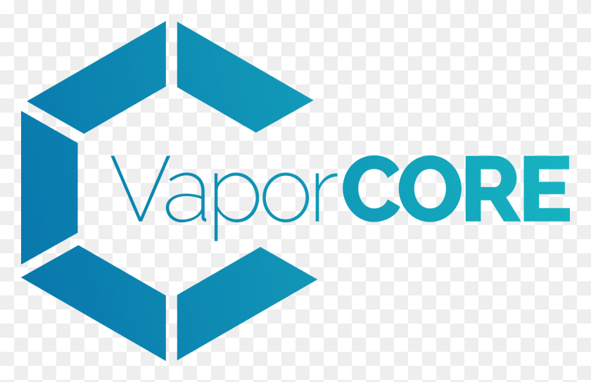 1807x1120 Vapor Core Logo Graphic Design, Symbol, Trademark, Recycling Symbol HD PNG Download