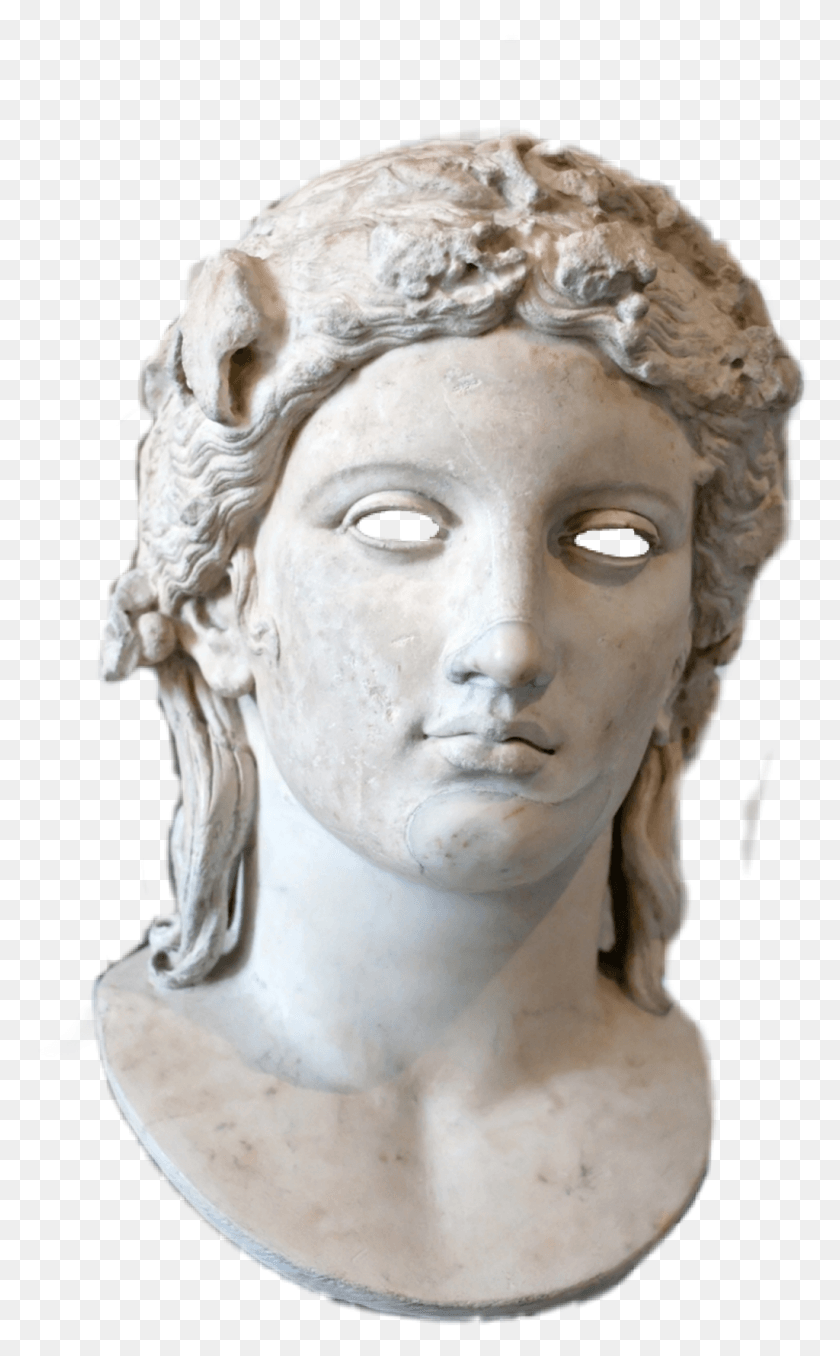 1024x1702 Vaporwave Greek Art Statue Sculpture By N Petersen 1882 Woman Sculpture Denmark, Head, Figurine HD PNG Download