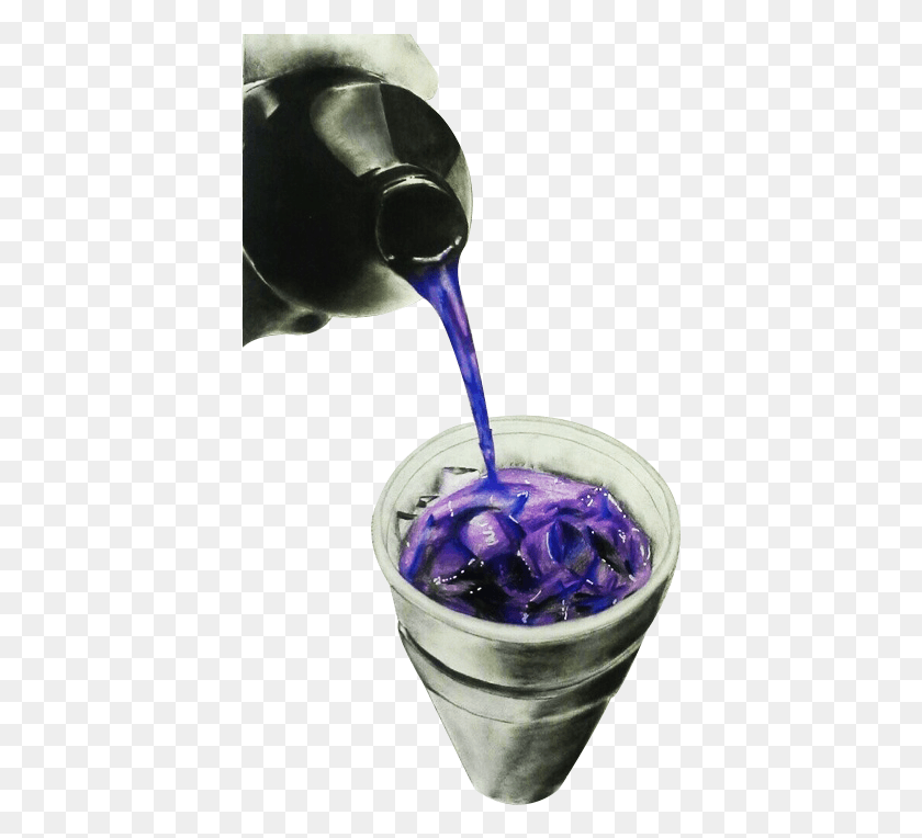 400x704 Vaporwave Pack Purple Drank Transparent, Растение, Напиток, Напиток Png Скачать