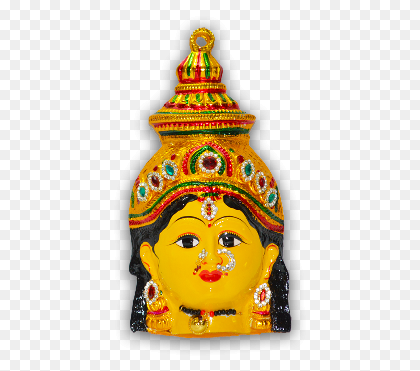 386x681 Varalakshmi Devi Face Online Religion, Porcelain, Pottery HD PNG Download