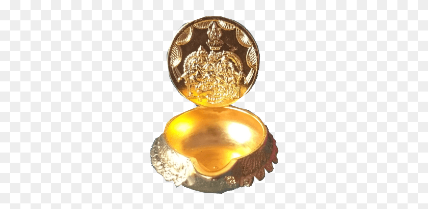 254x351 Varalakshmi Pooja Decoration Items Amber, Lamp, Gold, Food HD PNG Download