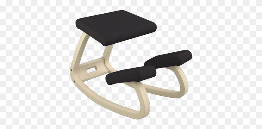 395x354 Varier Kneeling Chair Varier Balans, Furniture, Steering Wheel, Rocking Chair HD PNG Download