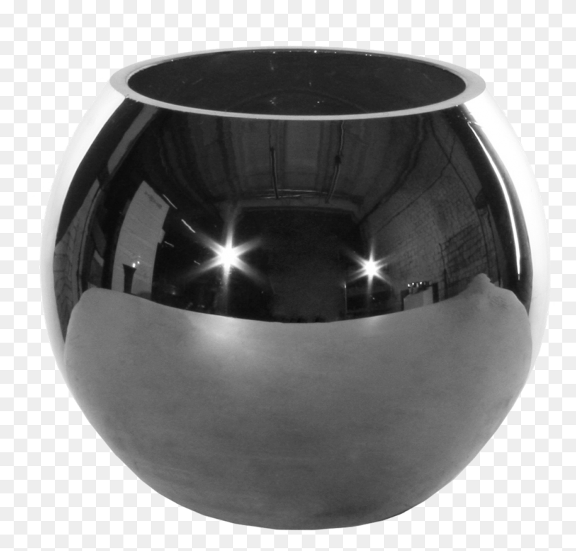 1000x955 Vase Ball Dark Silver Vase, Bowl, Helmet, Clothing Descargar Hd Png