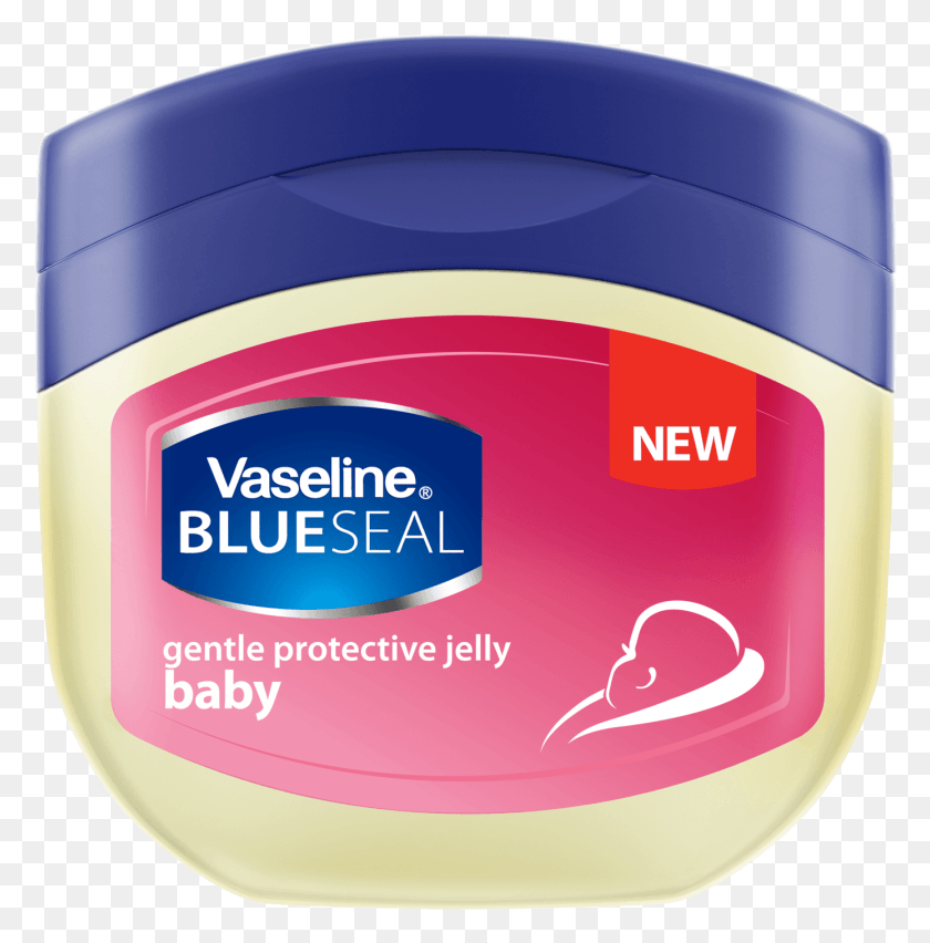 1388x1411 Vaseline Blue Seal Baby Soft Petroleum Jelly Vaseline Blueseal Gentle Protective Jelly Baby, Label, Text, Cosmetics HD PNG Download