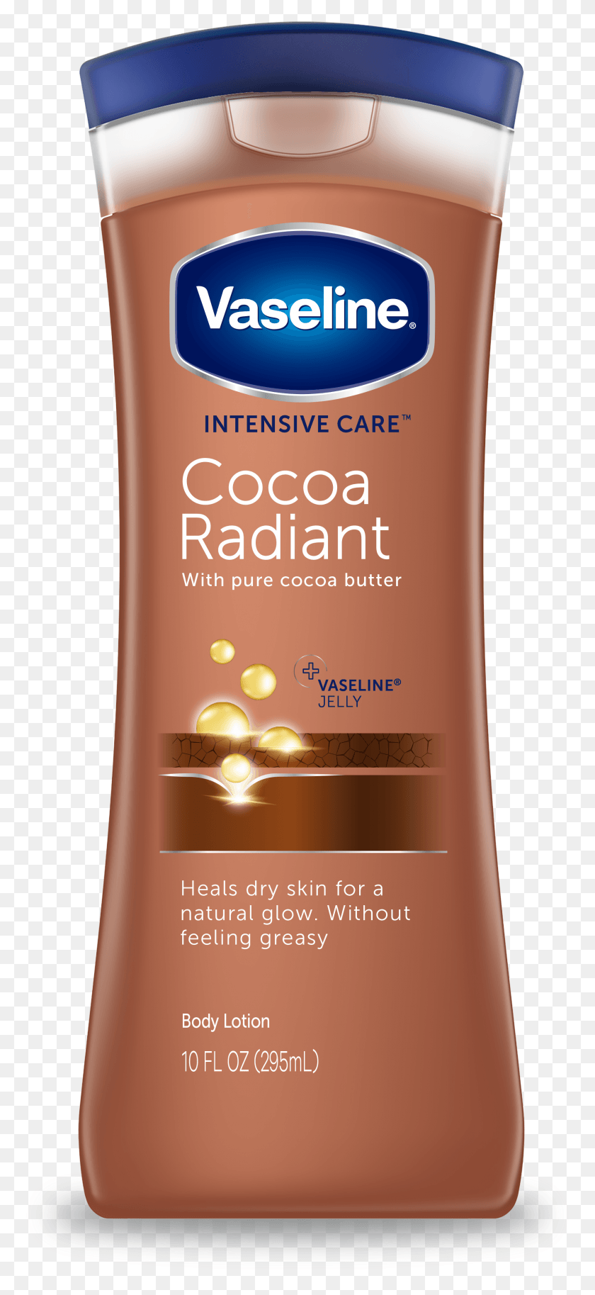 1810x4102 Vaseline Intensive Care Body Lotion Cocoa Radiant Chocolate, Bottle, Cosmetics, Sunscreen HD PNG Download