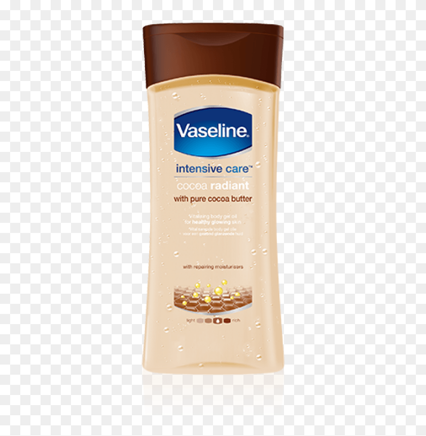 681x801 Vaseline Intensive Care Cocoa Radiant Body Gel Oil 800x800 Vaseline Intensive Care Cocoa Body Gel, Bottle, Lotion, Shampoo HD PNG Download