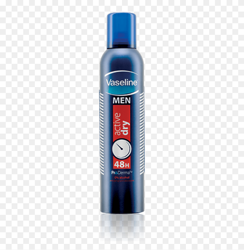 681x801 Vaseline Men Active Dry Anti Perspirant Bottle, Tin, Can, Aluminium HD PNG Download