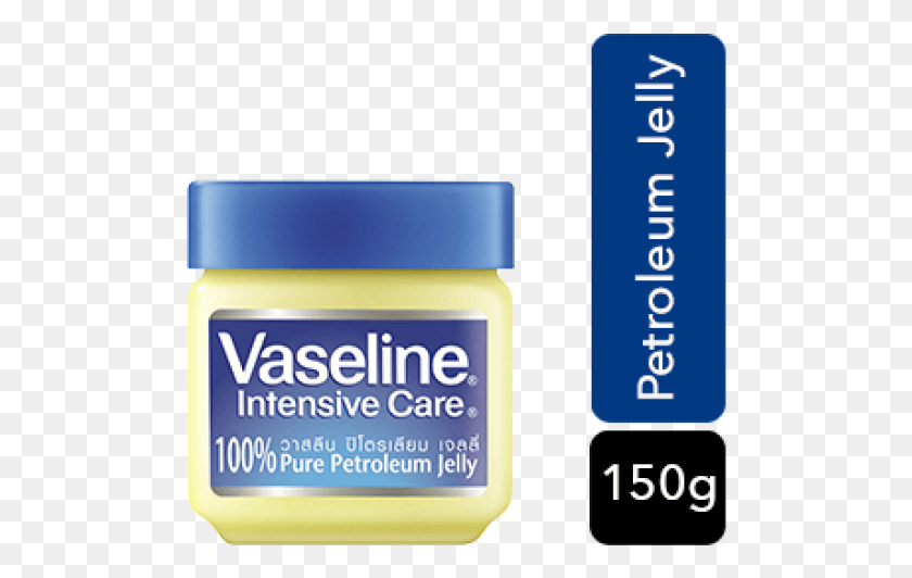 498x472 Vaseline Pure Petroleum Jelly 150g 800x800 Cosmetics, Label, Text, Bottle HD PNG Download