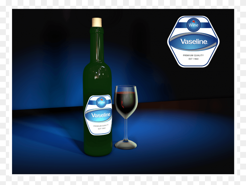 1475x1085 Vaselina Vino Modelado 3D Diseño De Botella De Vidrio, Alcohol, Bebidas, Bebida Hd Png