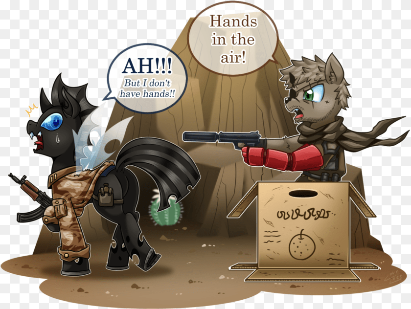 1238x932 Vavacung Big Boss Cactus Cardboard Box Changeling Metal Gear Solid Mlp, Book, Comics, Publication, Person Clipart PNG