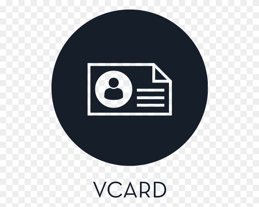 508x612 Vcard Vcard, Text, Sphere, Logo HD PNG Download