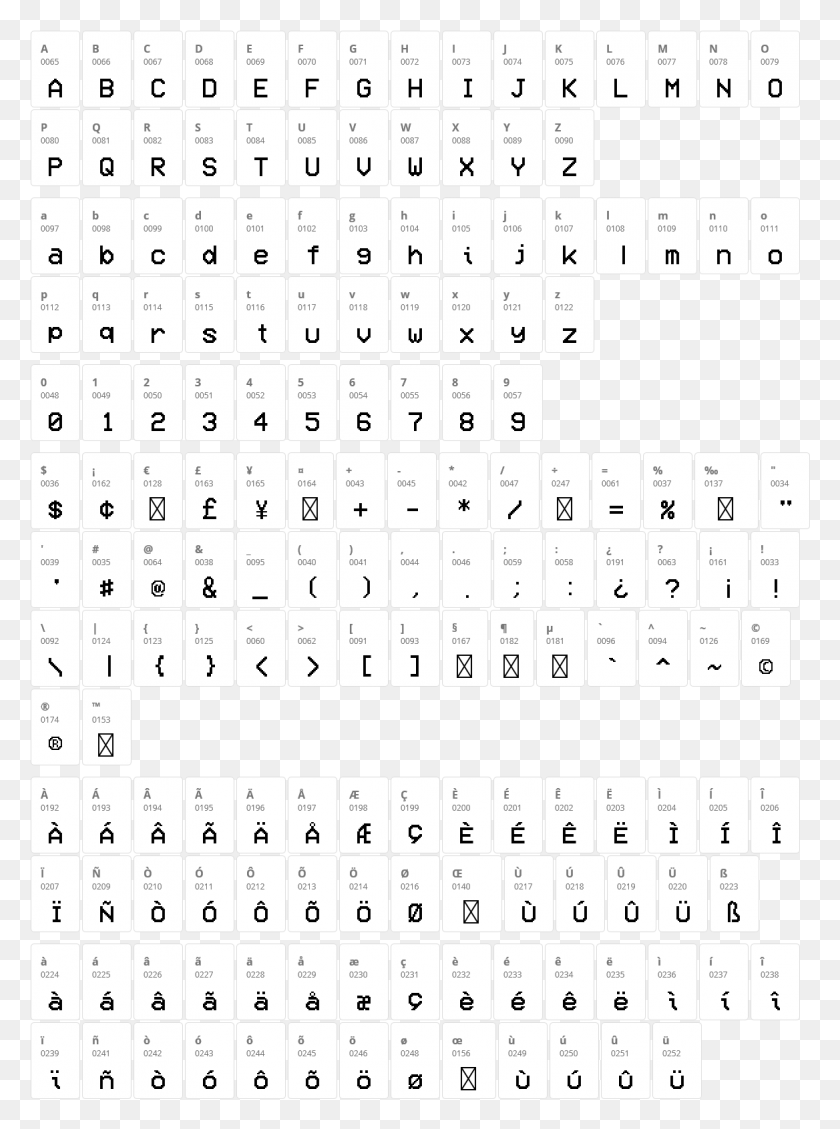 1168x1602 Vcr Osd Mono Font Enfont Com Character Plumber Font, Word, Number, Symbol HD PNG Download