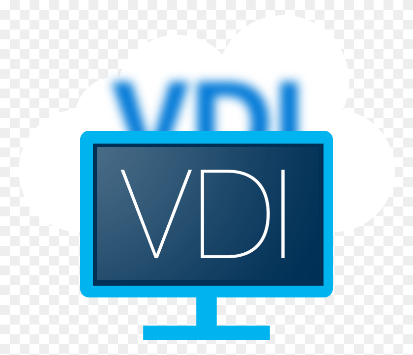766x662 Vdi On Azure Display Device, Monitor, Screen, Electronics HD PNG Download
