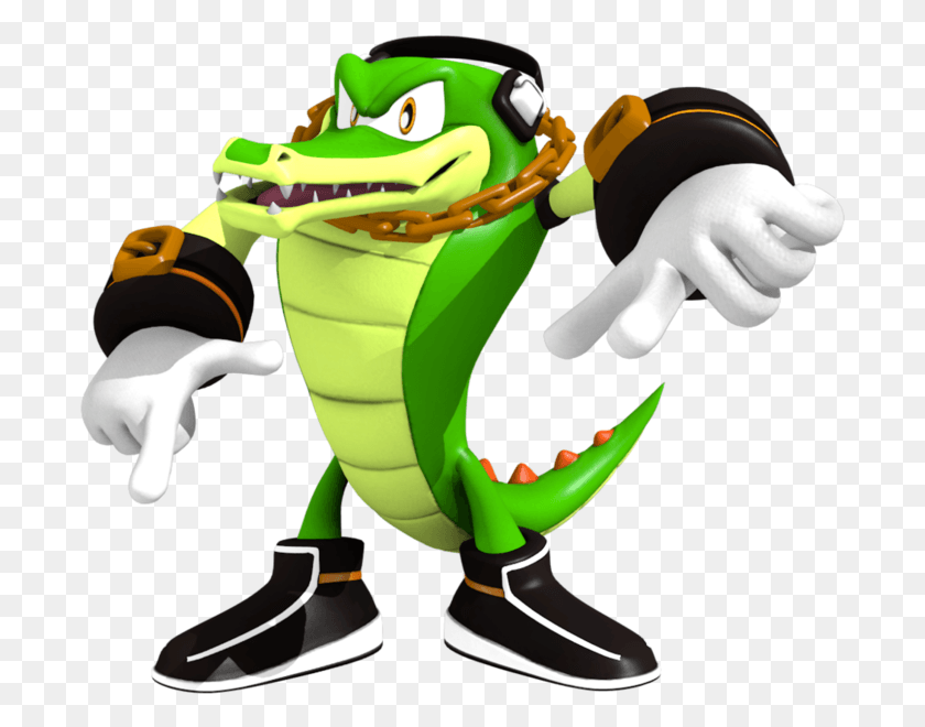 695x600 Vector Alligator Sonic Forces Mmd Vector The Crocodile, Toy, Mascot, Graphics HD PNG Download