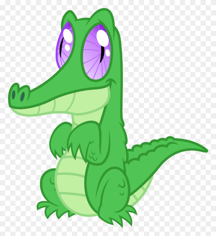 863x949 Vector Alligator Svg Gummy My Little Pony, Dragon, Reptile, Animal HD PNG Download